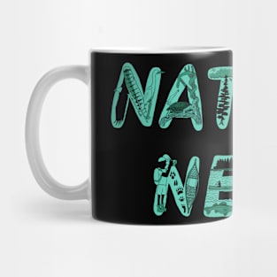 Nature Nerd - Teal Mug